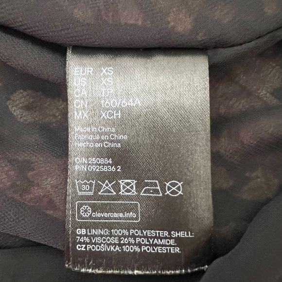 Boho Floral Maxi Skirt XS Small Coquette Ruffle H&M Cottage Fairy Whimsical - Picture 9 of 9